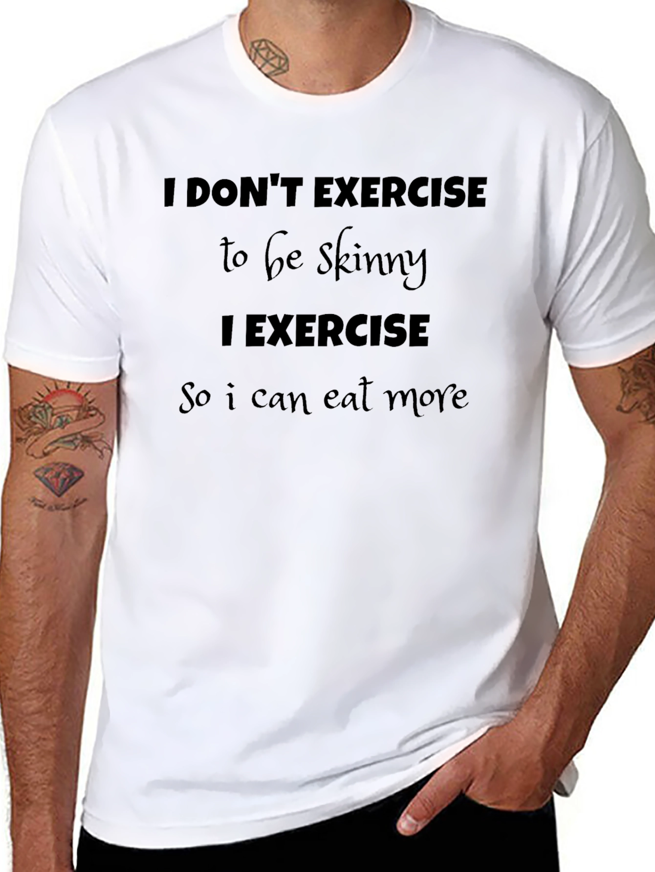 Funny Exercise Motivation T-Shirt