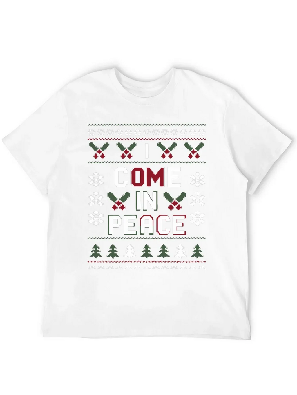 I Come in Peace Ugly Christmas Sweater T-Shirt