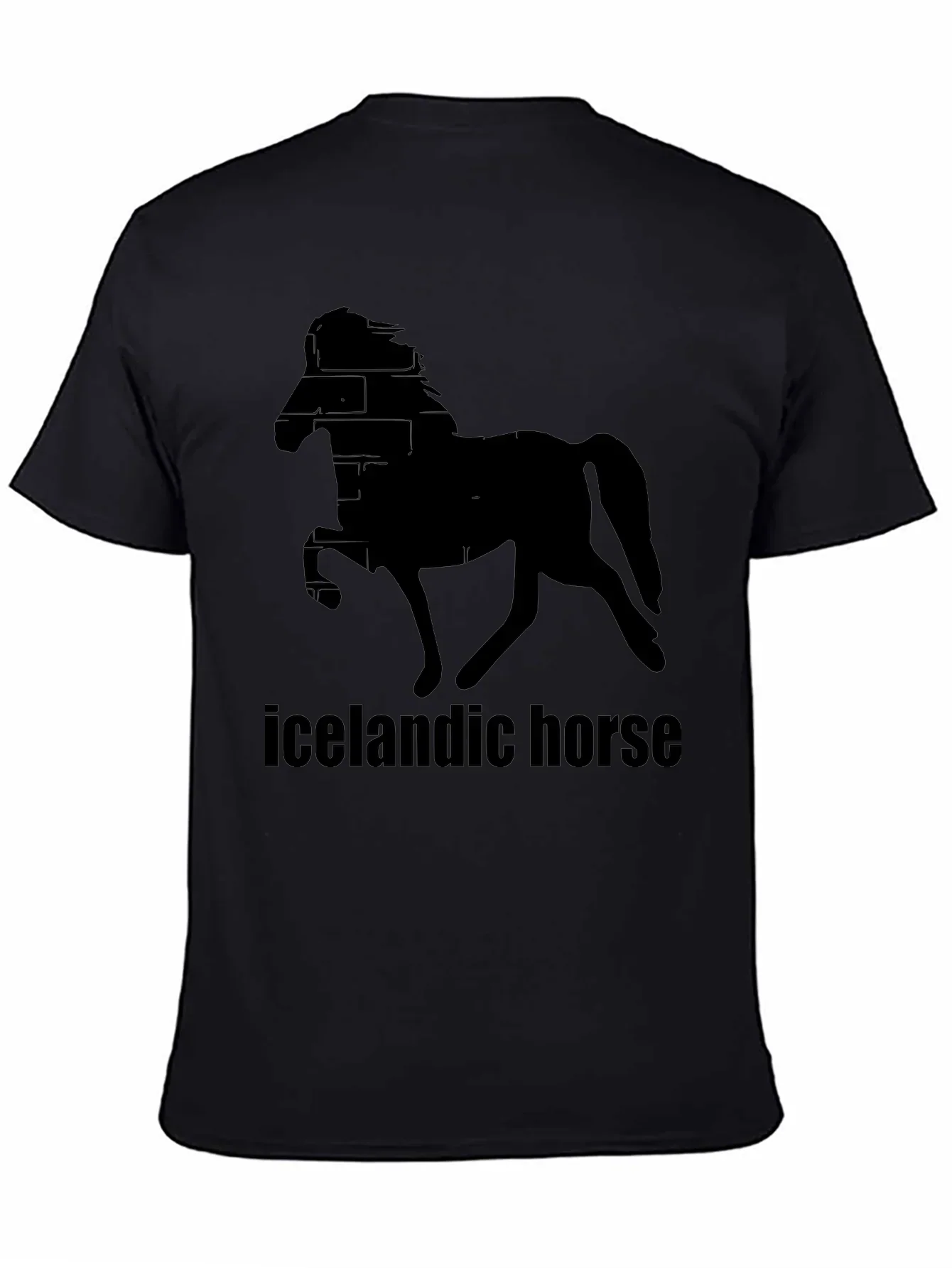 Icelandic Horse Black T-Shirt