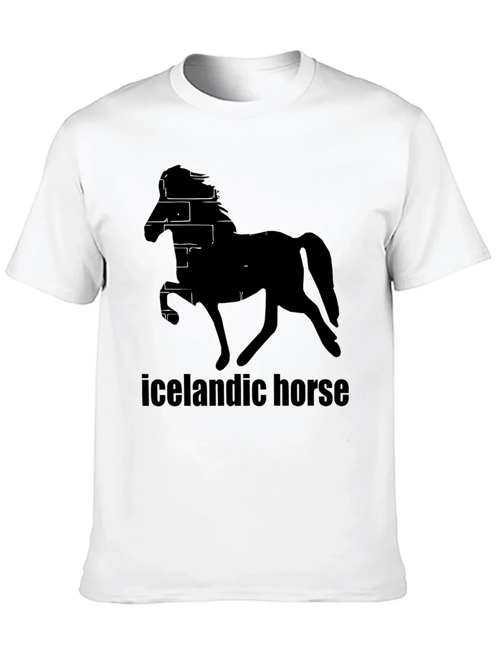 Icelandic Horse Black T-Shirt