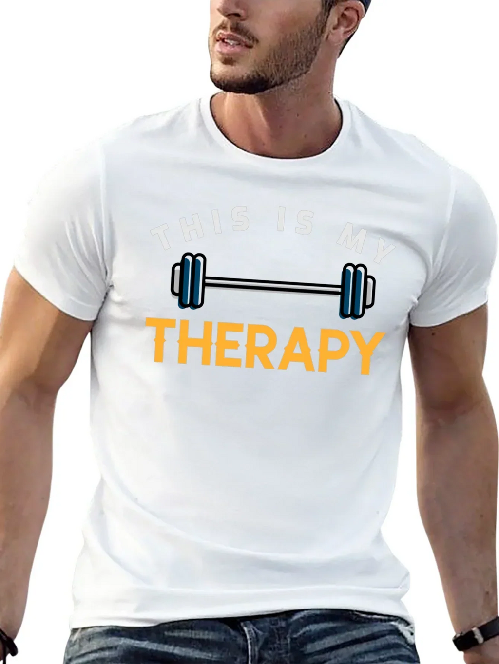 Workout Therapy T-Shirt - Weightlifting Motivation