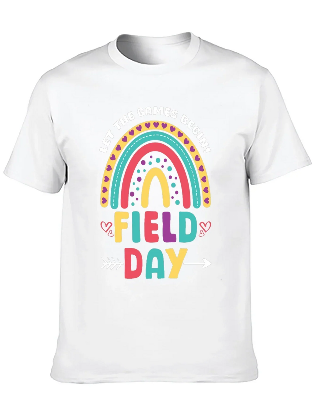 Field Day Rainbow T-Shirt - Games Begin!