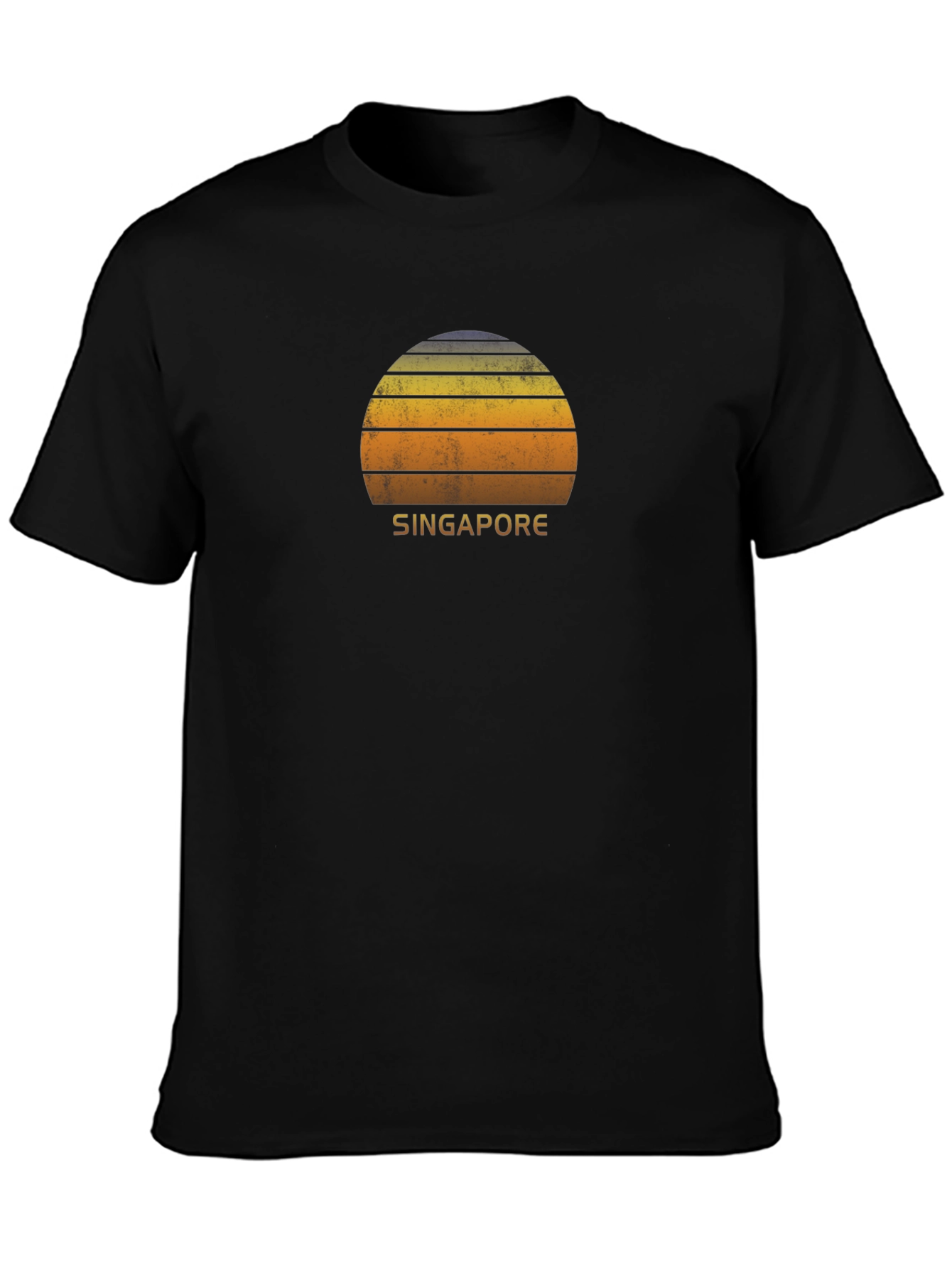 Singapore Retro Sunset T-Shirt
