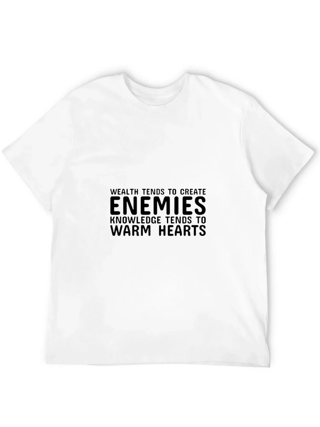 Enemies Knowledge Tee - Stylish Black T-Shirt