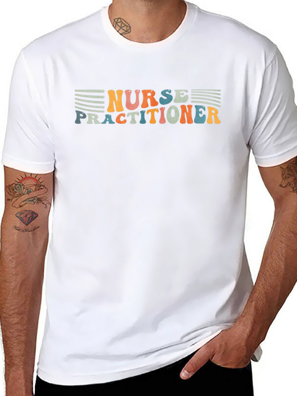 Nurse Practitioner Retro T-Shirt