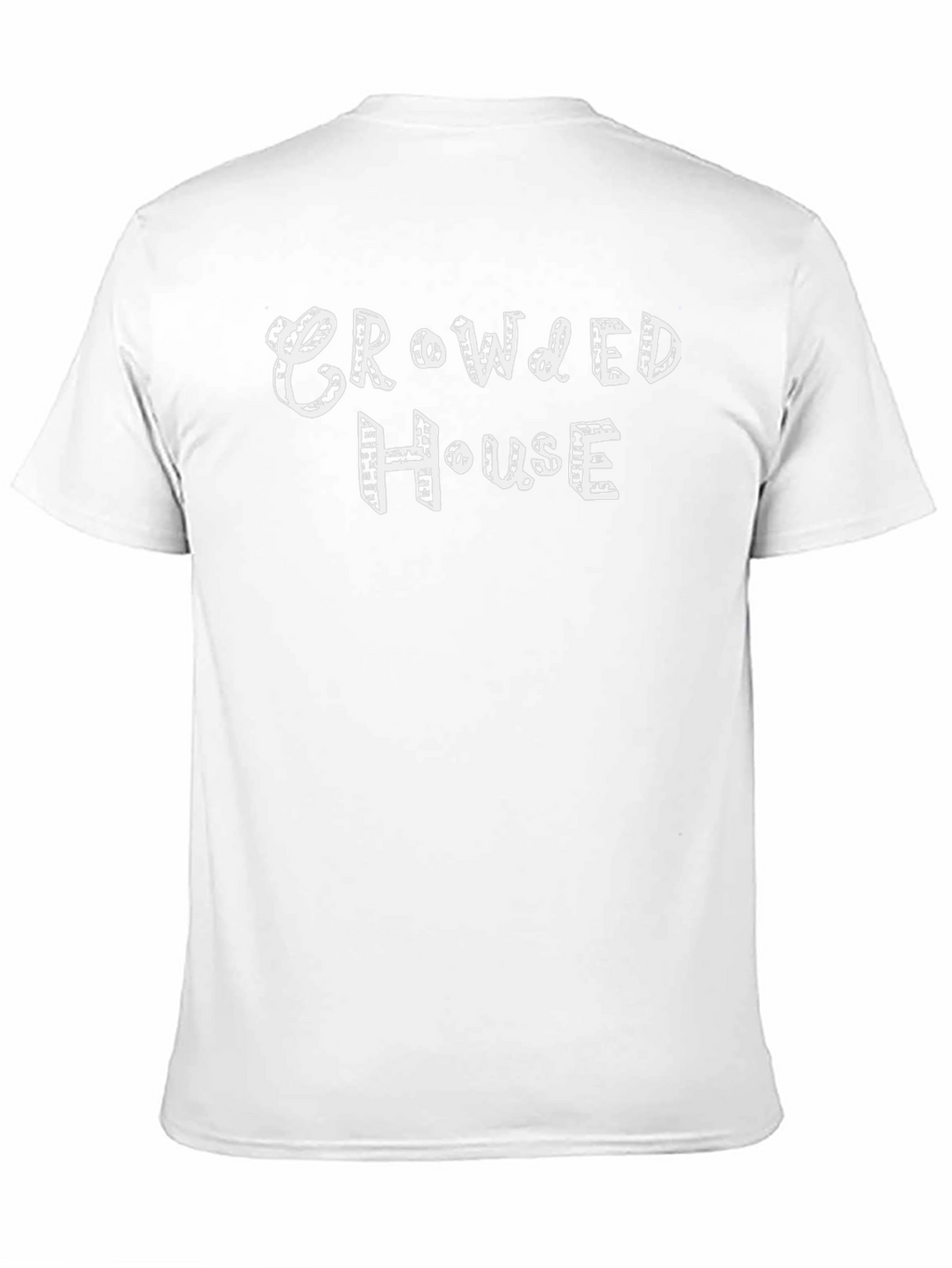Crowded House Graphic Tee - Black Cotton Blend T-Shirt