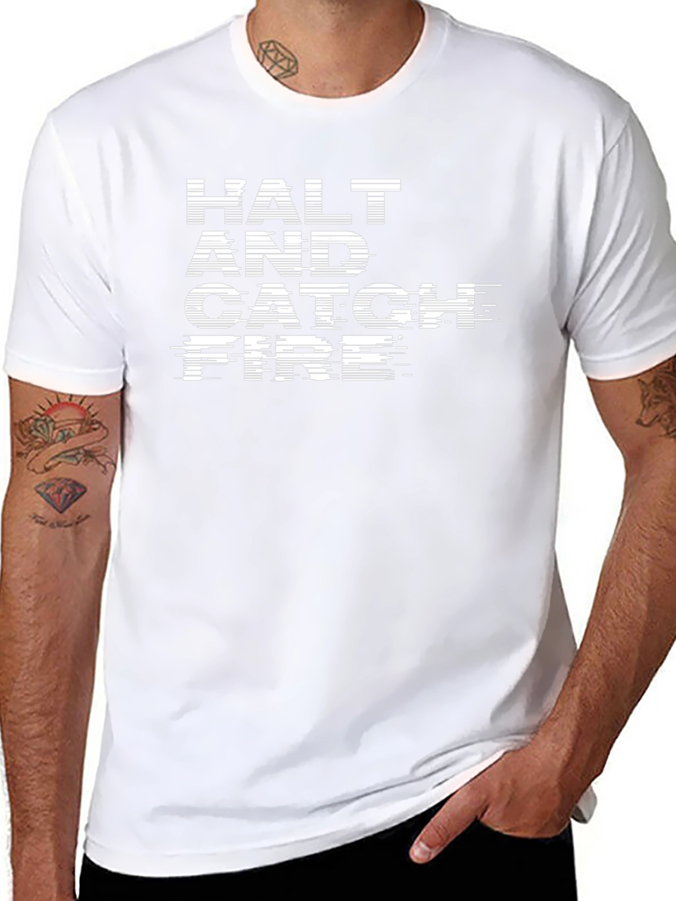 Halt and Catch Fire Graphic T-Shirt - Black