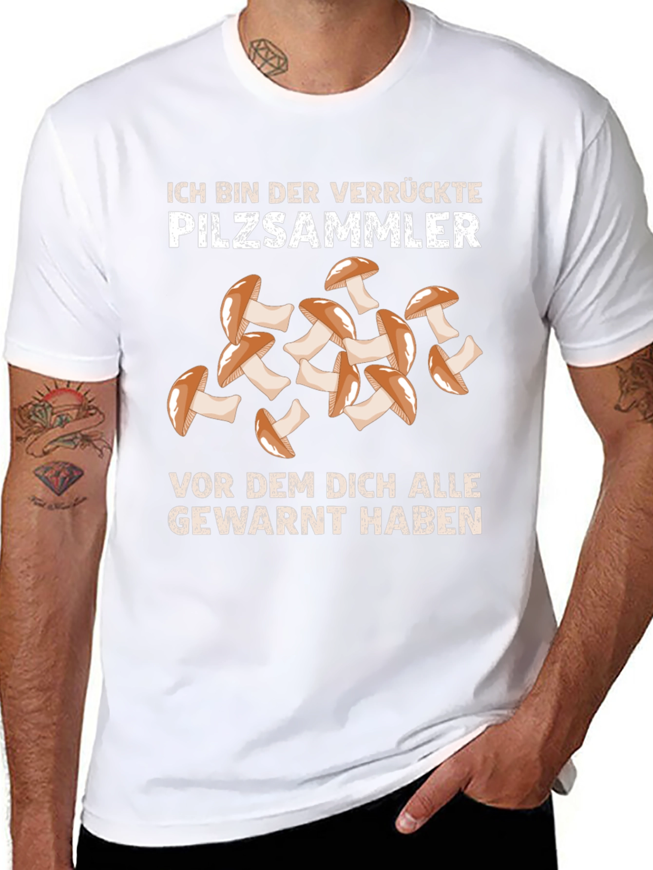 Crazy Mushroom Picker T-Shirt