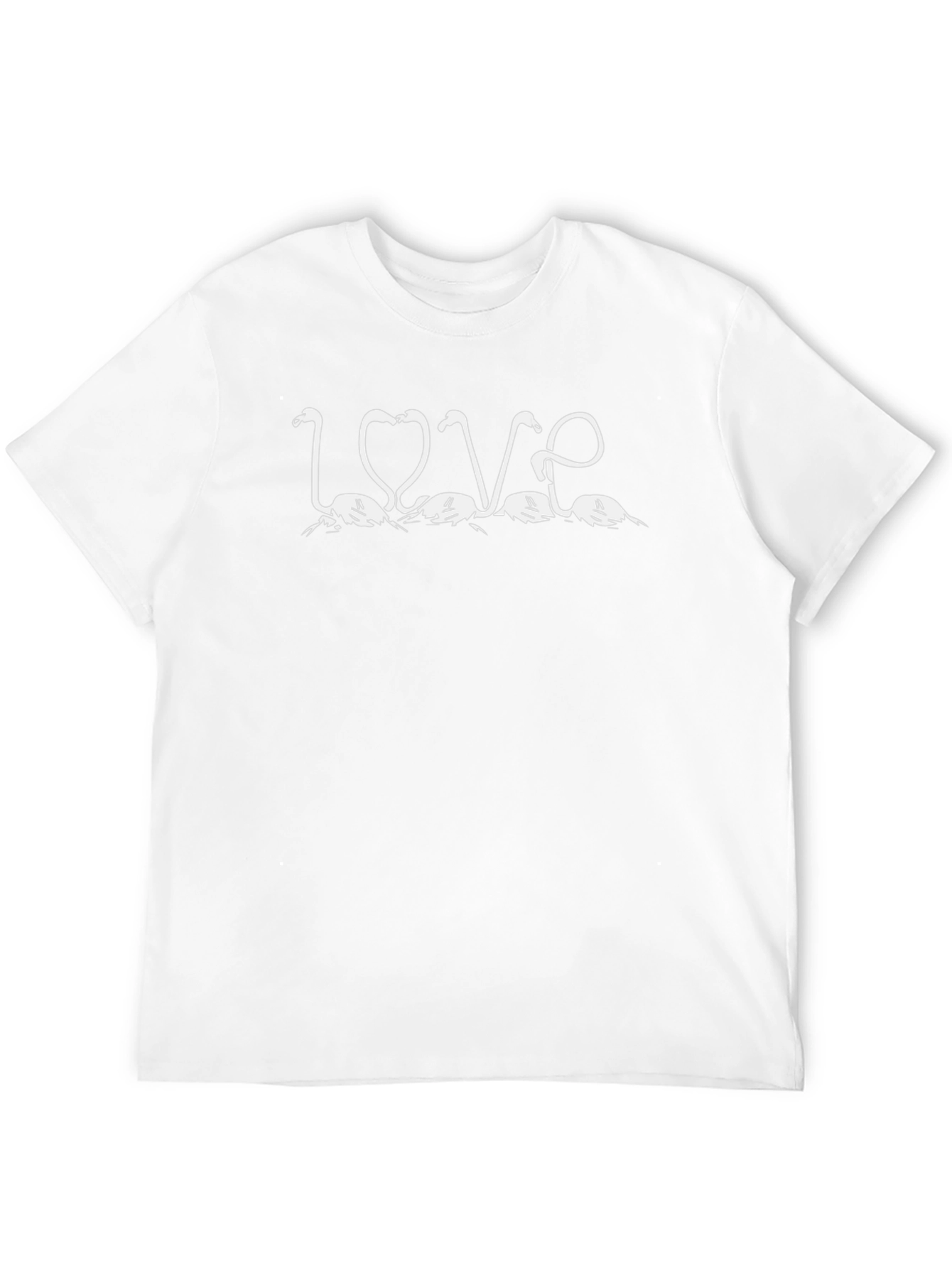 Flamingo Love T-Shirt - Quirky Graphic Tee