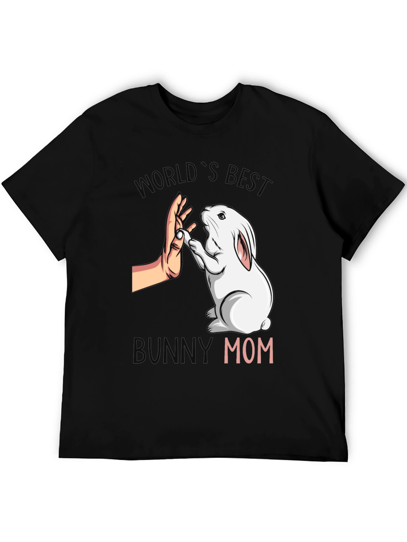 Worlds Best Bunny Mom T-Shirt - Cute Pet Lover Tee