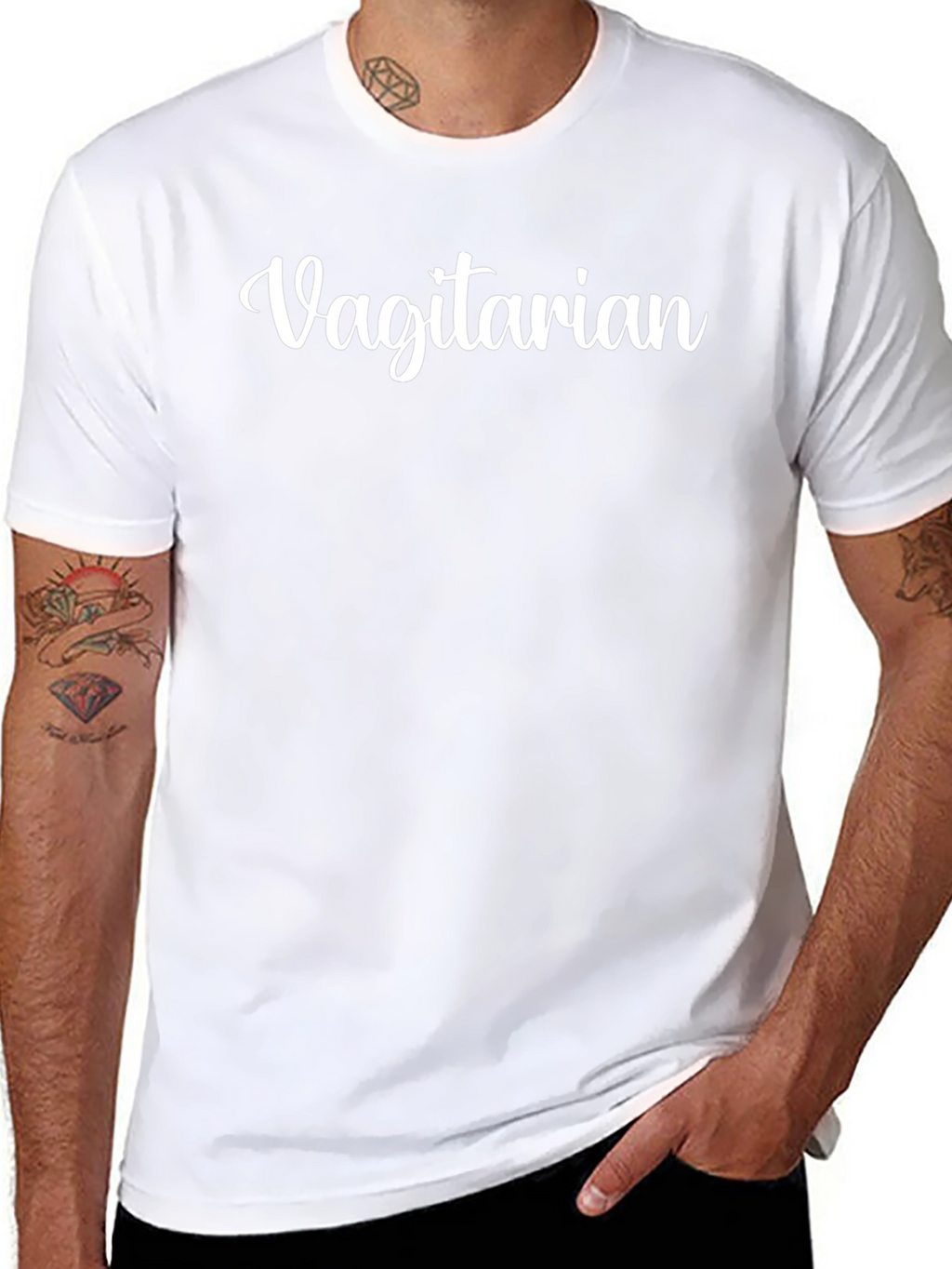 Vagitarian Black T-Shirt