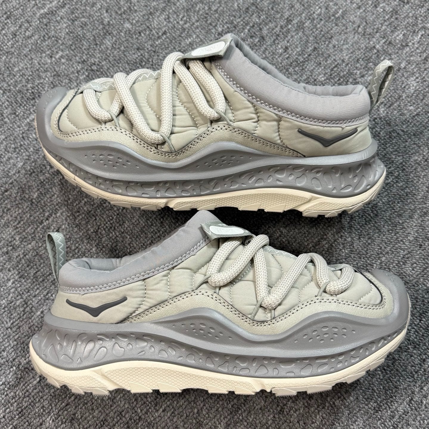 Hoka Ora Primo Oatmeal|Light Gray Shoe