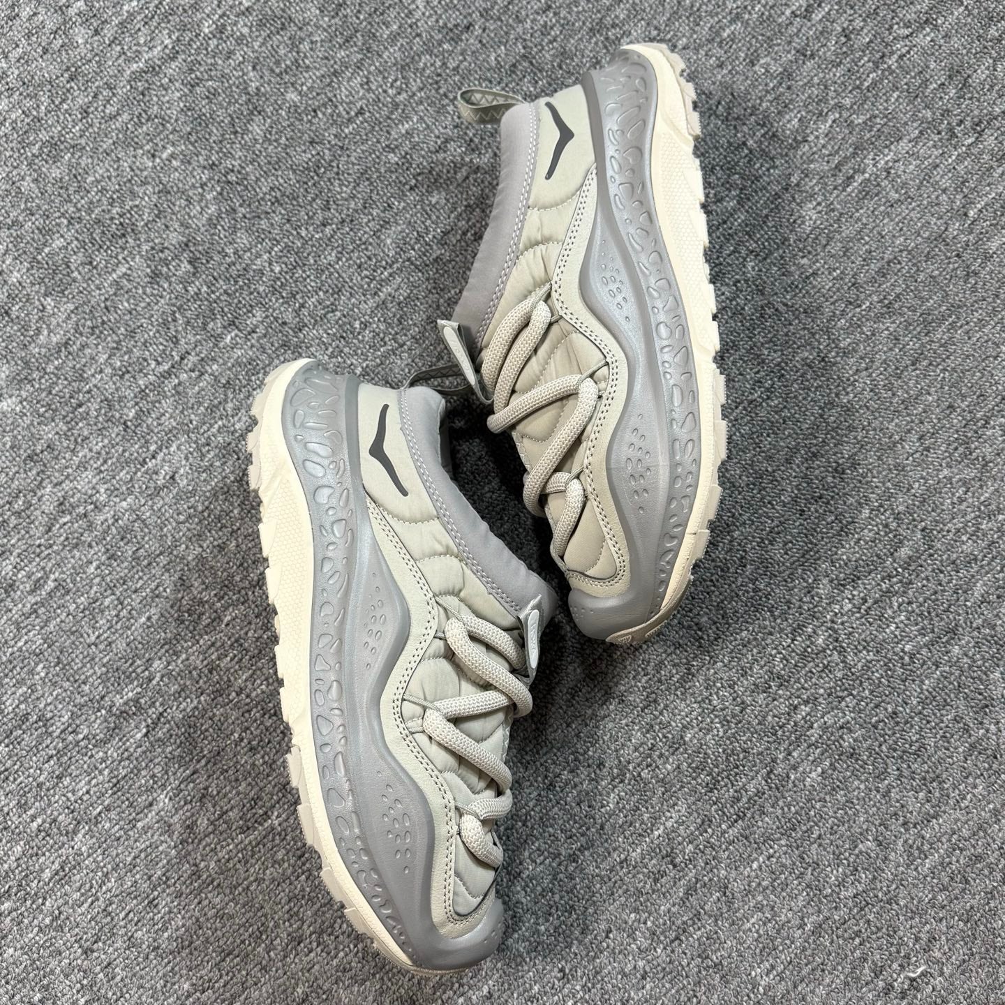 Hoka Ora Primo Oatmeal|Light Gray Shoe