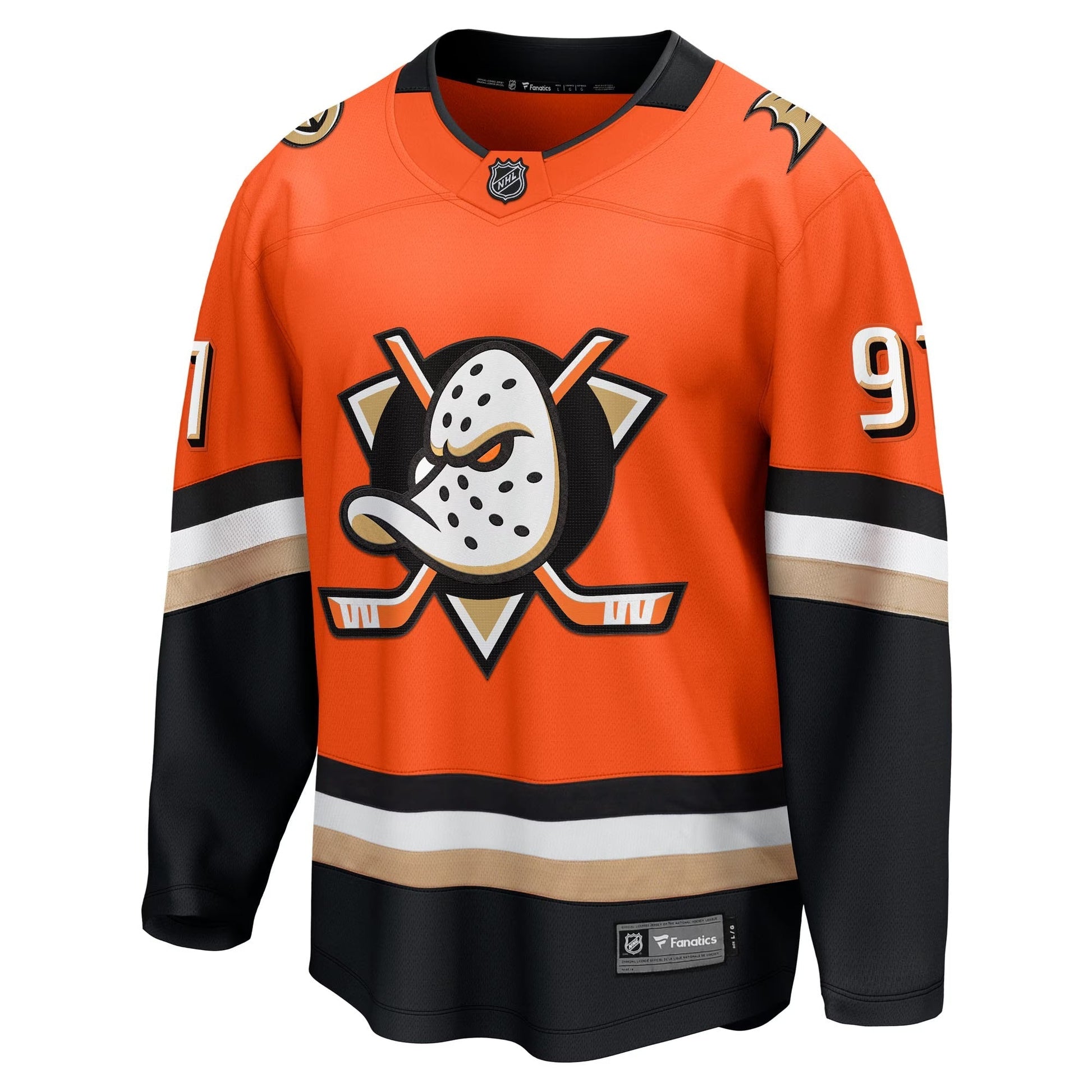 Leo Carlsson Anaheim Ducks Fanatics Home Breakaway Jersey – Orange