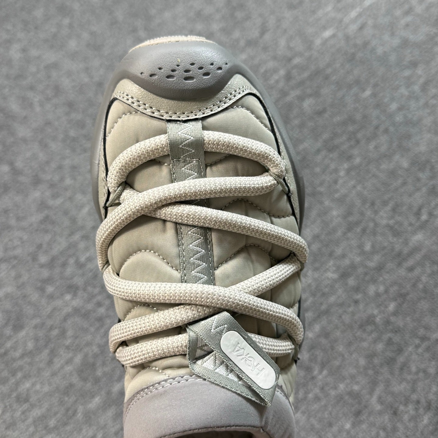Hoka Ora Primo Oatmeal|Light Gray Shoe