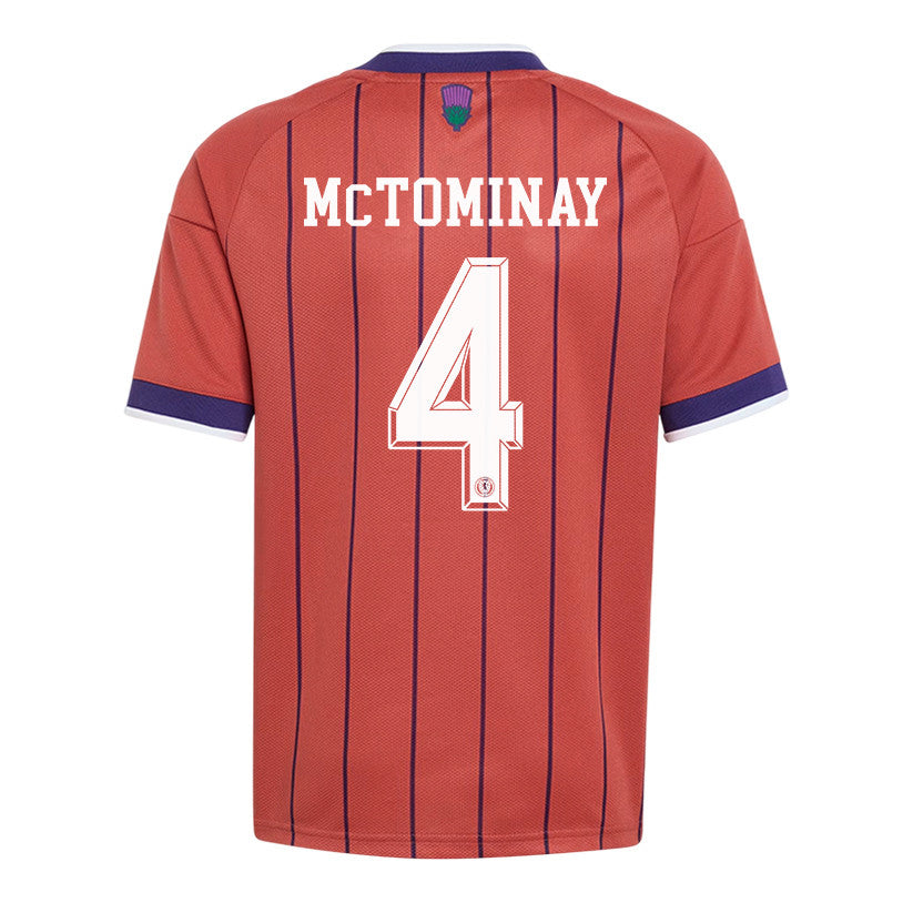 Scott McTominay 4 Youth Scotland National Team 2026 Away Soccer Jersey - Red