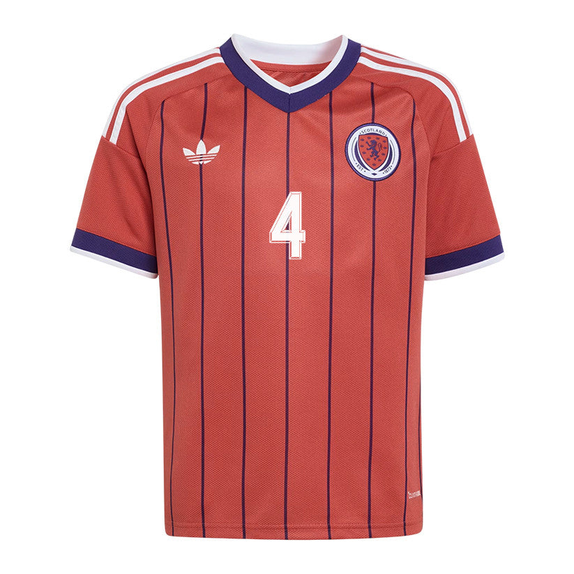 Scott McTominay 4 Youth Scotland National Team 2026 Away Soccer Jersey - Red