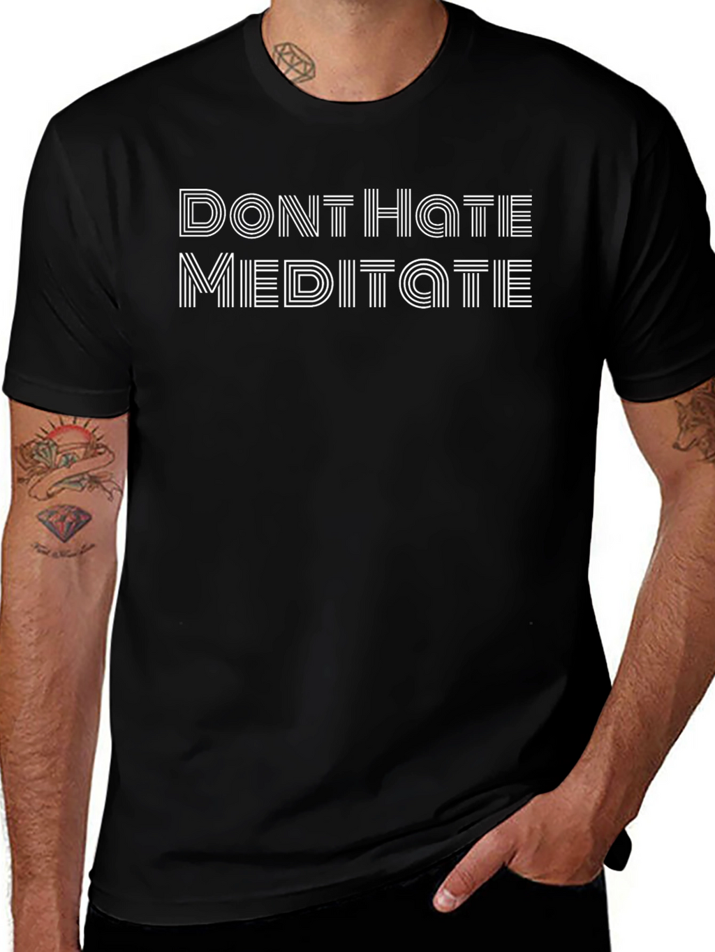 Meditate Graphic Tee - Relaxed Fit
