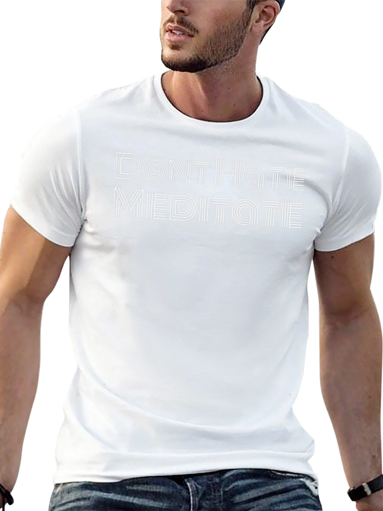 Meditate Graphic Tee - Relaxed Fit