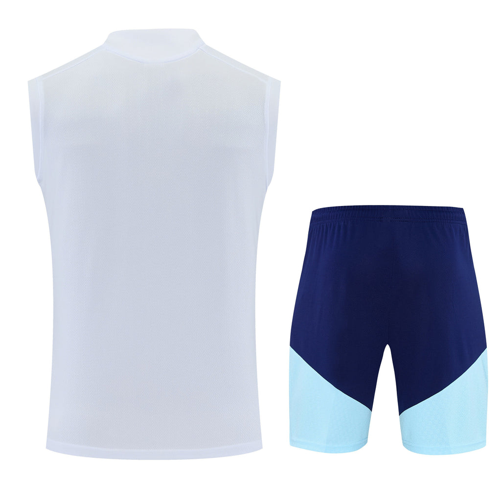 Argentina 2026-27 Sleeveless Training Set Men Soccer Kit – White