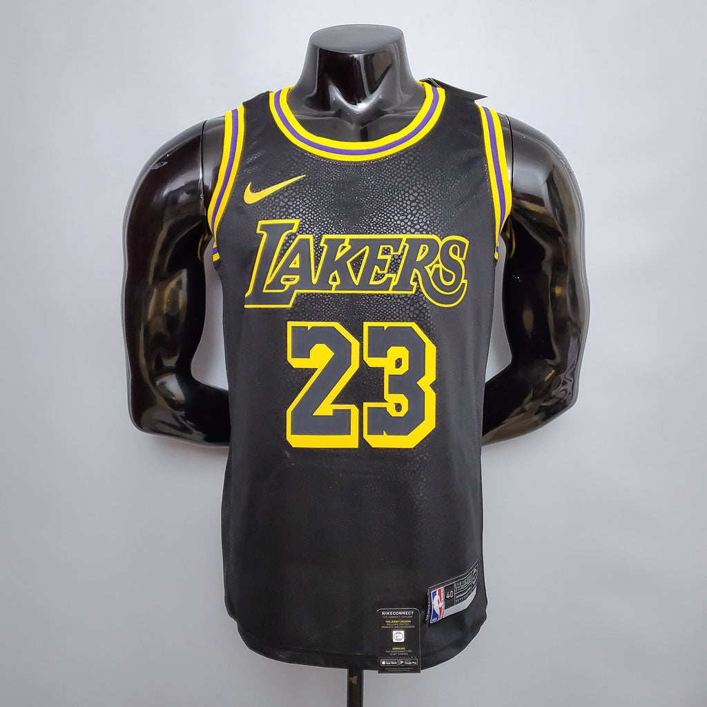 CAMISA NBA LAKERS #23 JAMES NBA FINALS BLACK - 23/24
