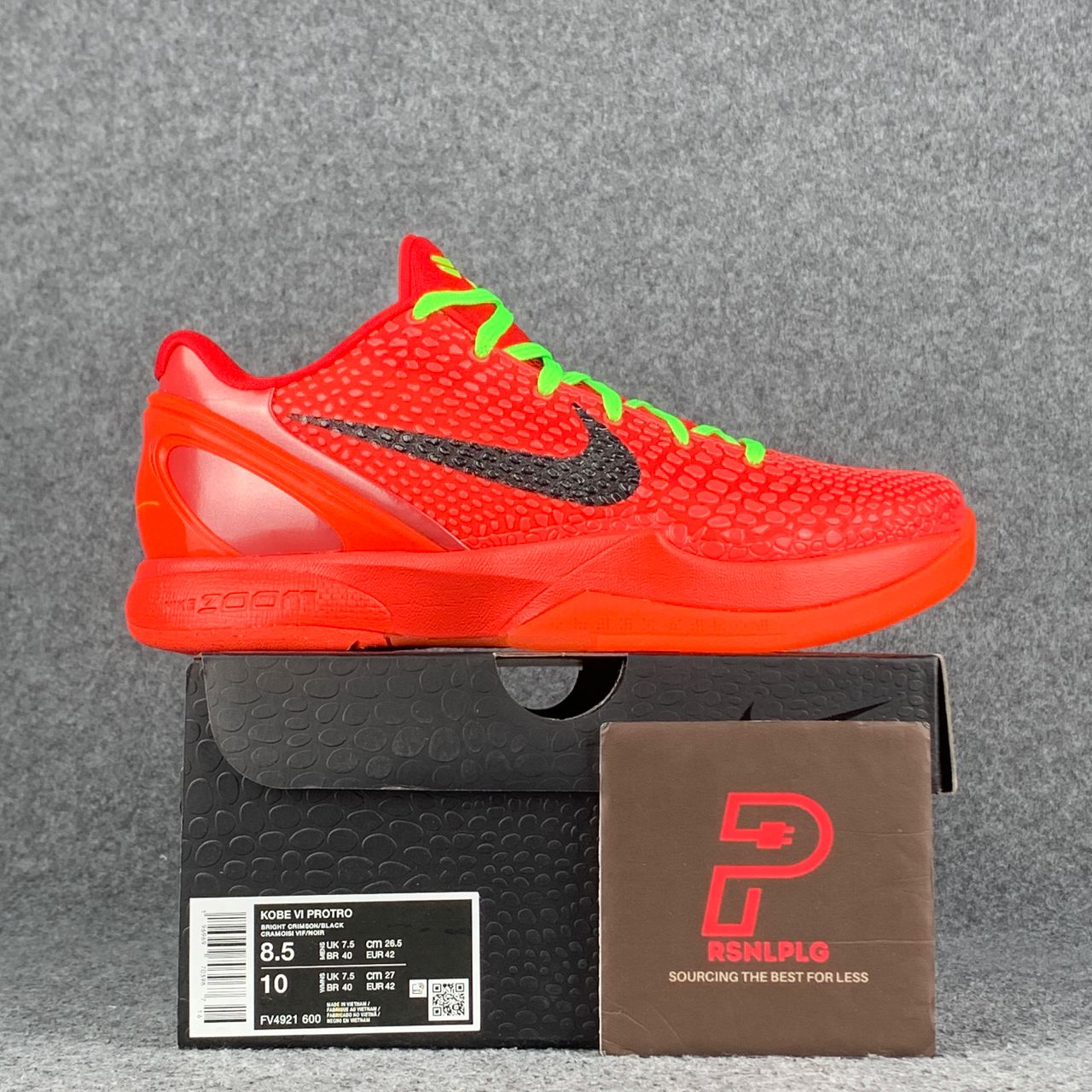 Nike Zoom Kobe 6 Protro 'Reverse Grinch'