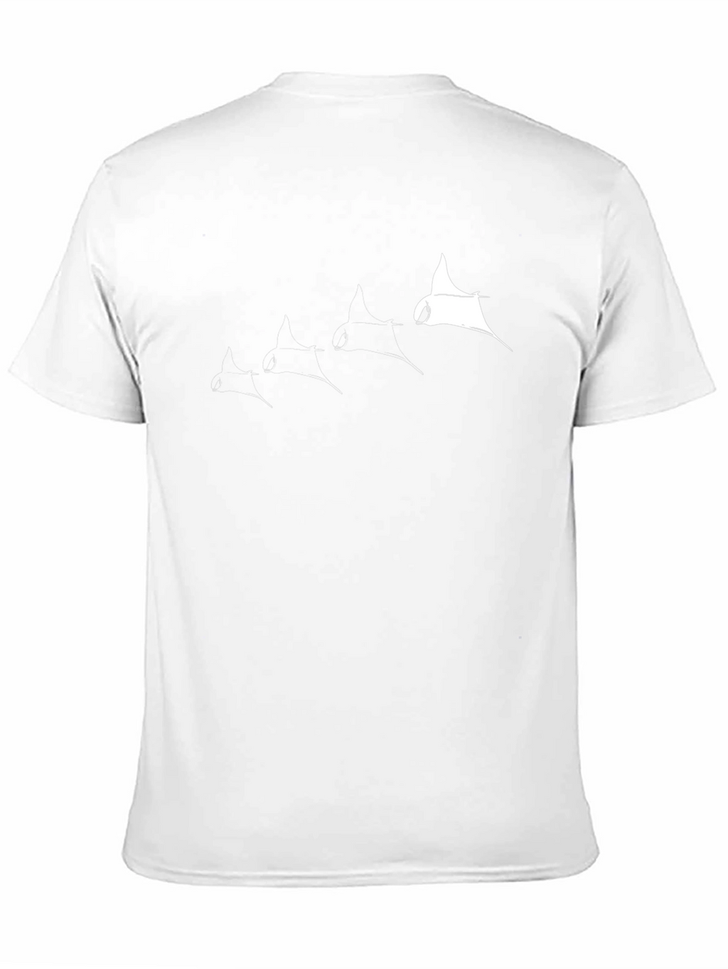 Manta Ray Graphic Tee - Cool Black T-Shirt