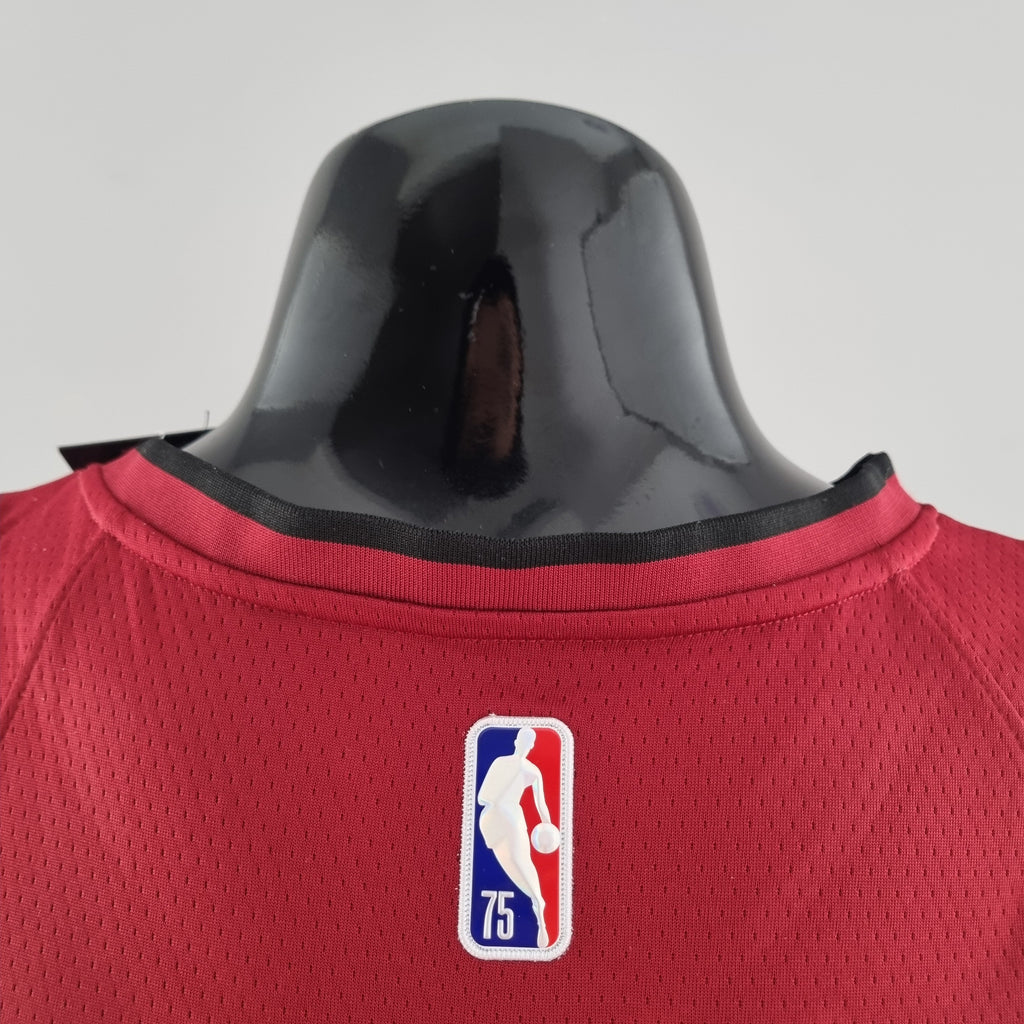 CAMISA NBA MIAMI HEAT #13 ADEBAYO  - 75° ANIVERSáRIO RED