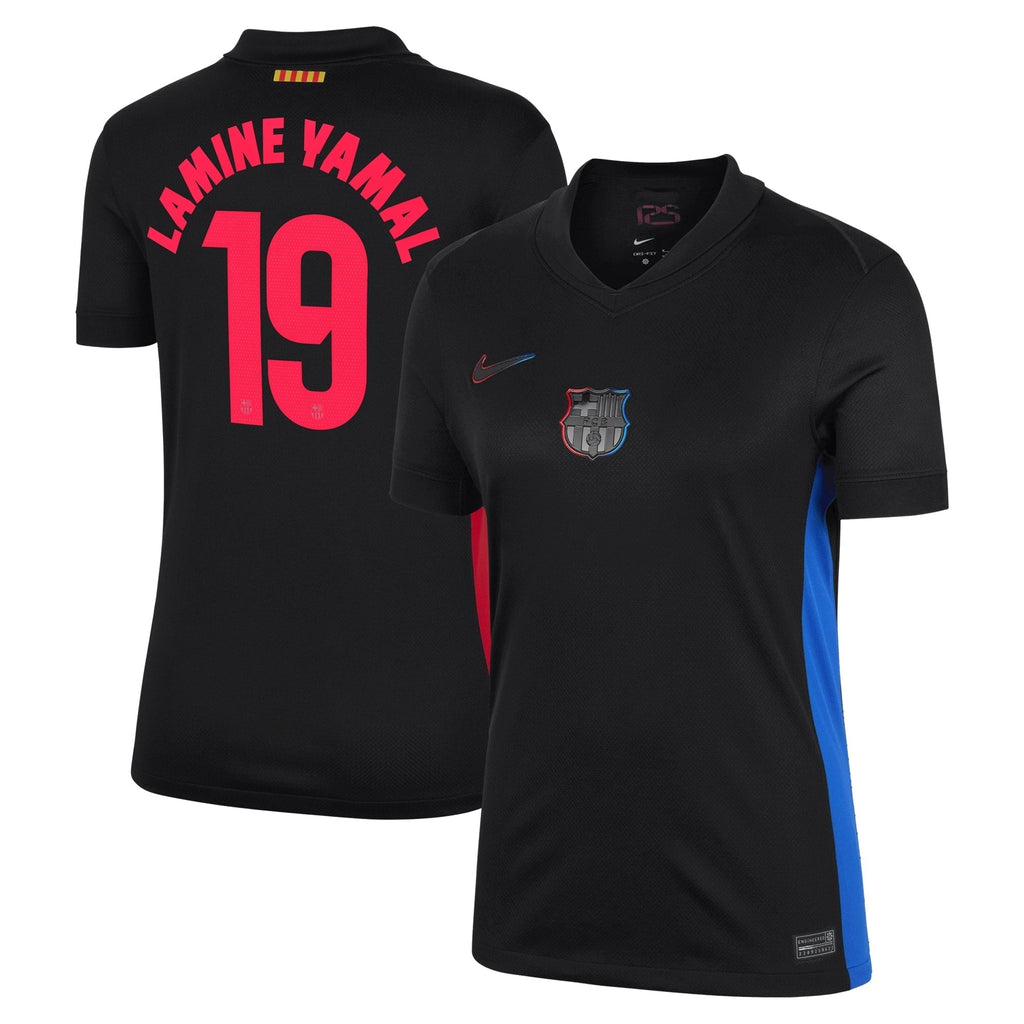 Lamine Yamal 19 Barcelona 2024/25 Away Player Soccer Shirt - Black