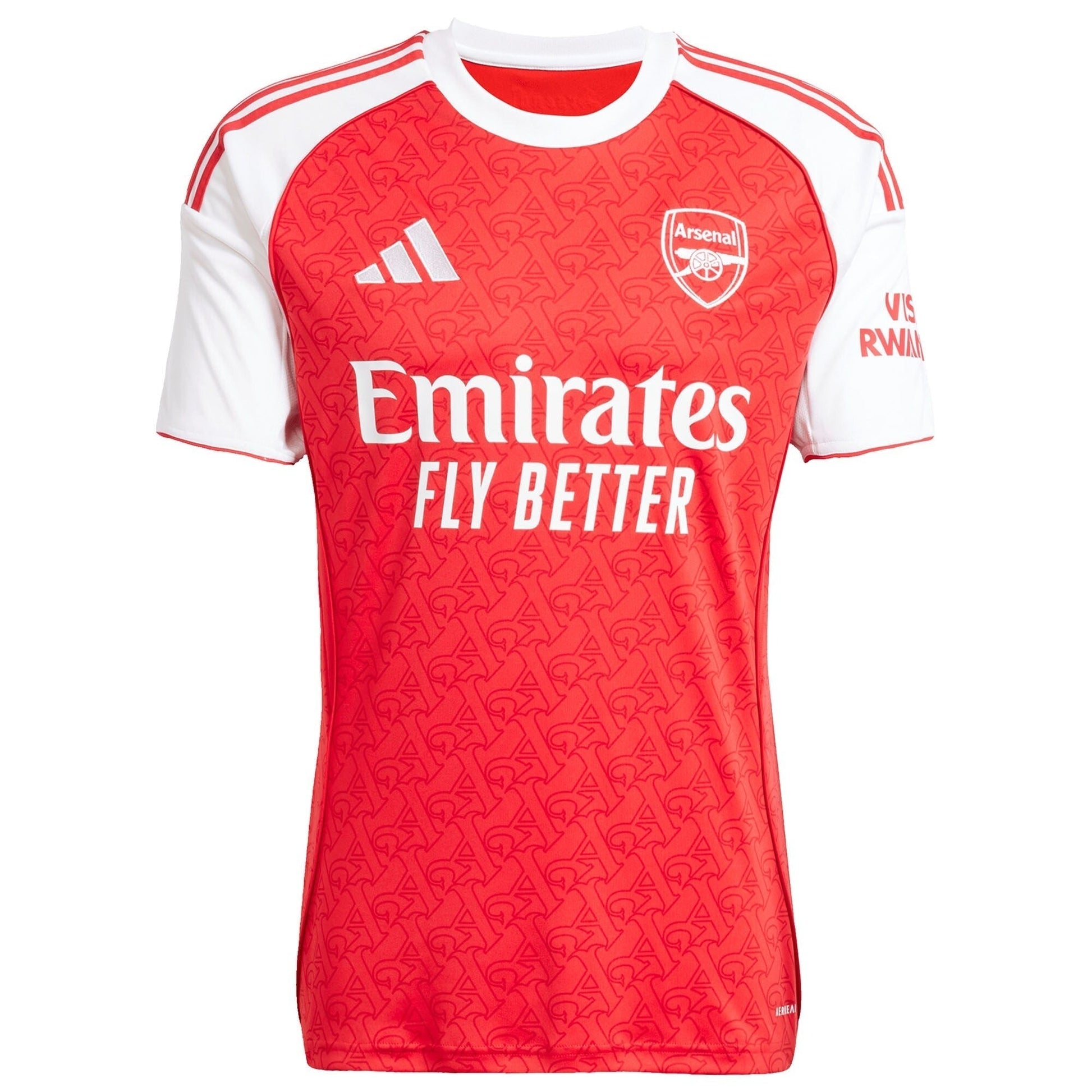 Bukayo Saka Arsenal 2025/26 Home Player Soccer Shirt - Red