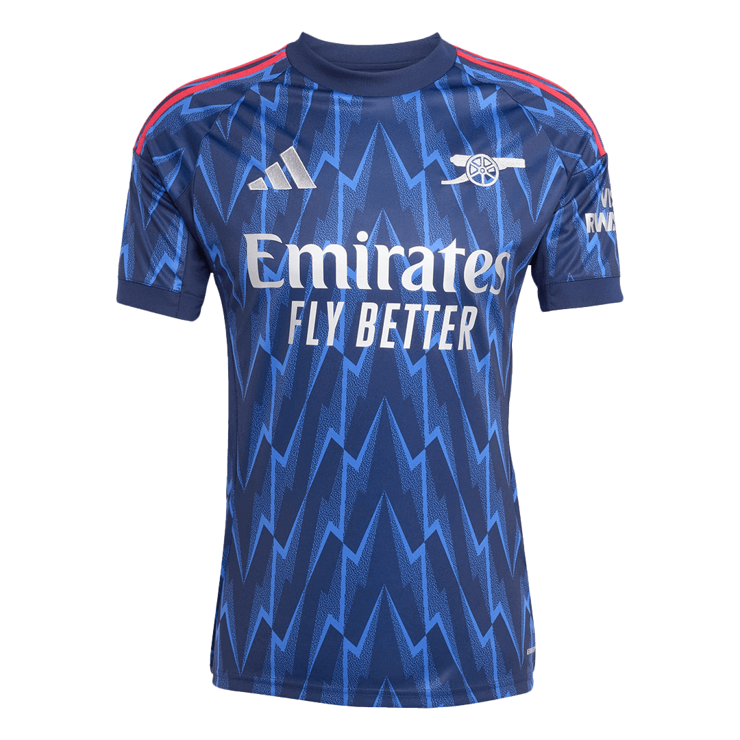 SAKA #7 Arsenal Away Football Shirt 2025/26 Blue