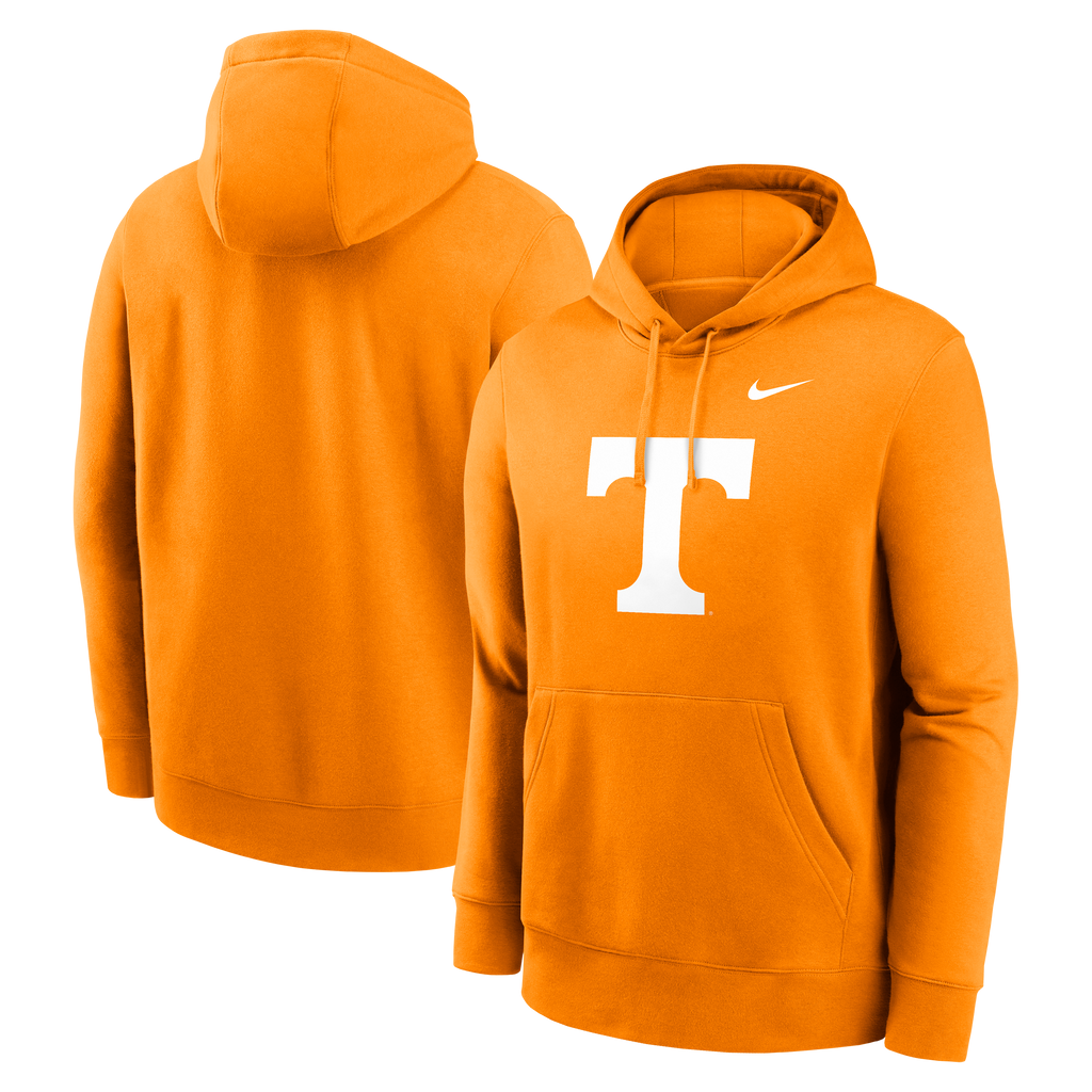 Men's Tennessee Volunteers Nike Orange Primary Logo Fleece Hoodie
