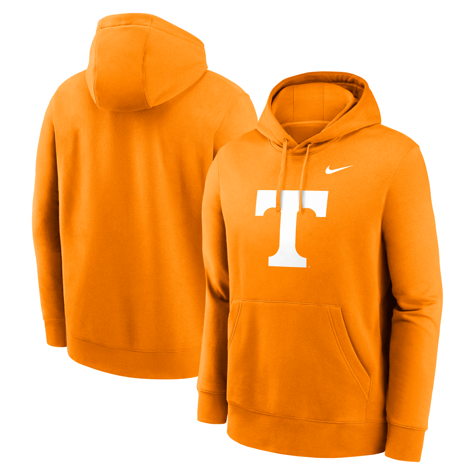 Men's Tennessee Volunteers Nike Orange Primary Logo Fleece Hoodie