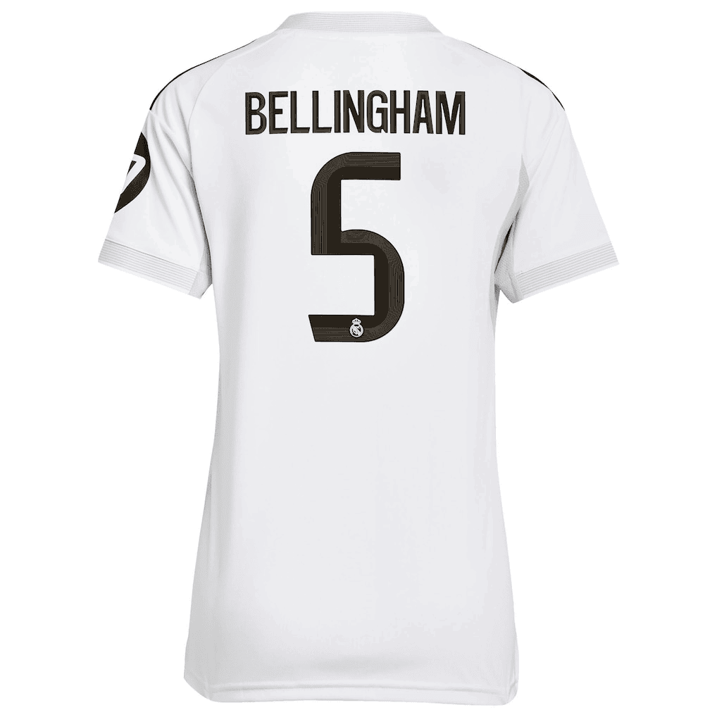Jude Bellingham #5 Real Madrid 25/26 Home Women Soccer Jersey - White