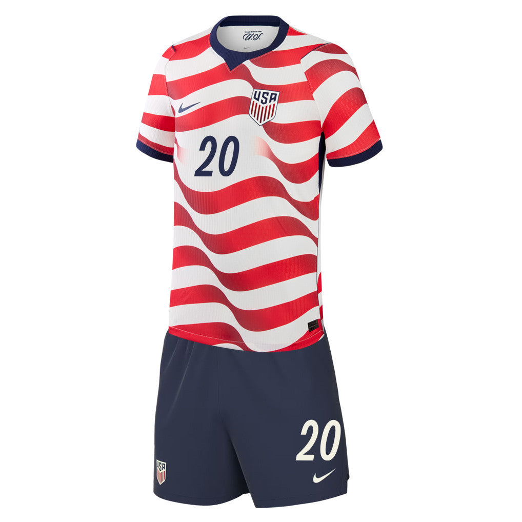 Folarin Balogun #20 USMNT  World Cup 2026 YOUTH Home Soccer Jersey