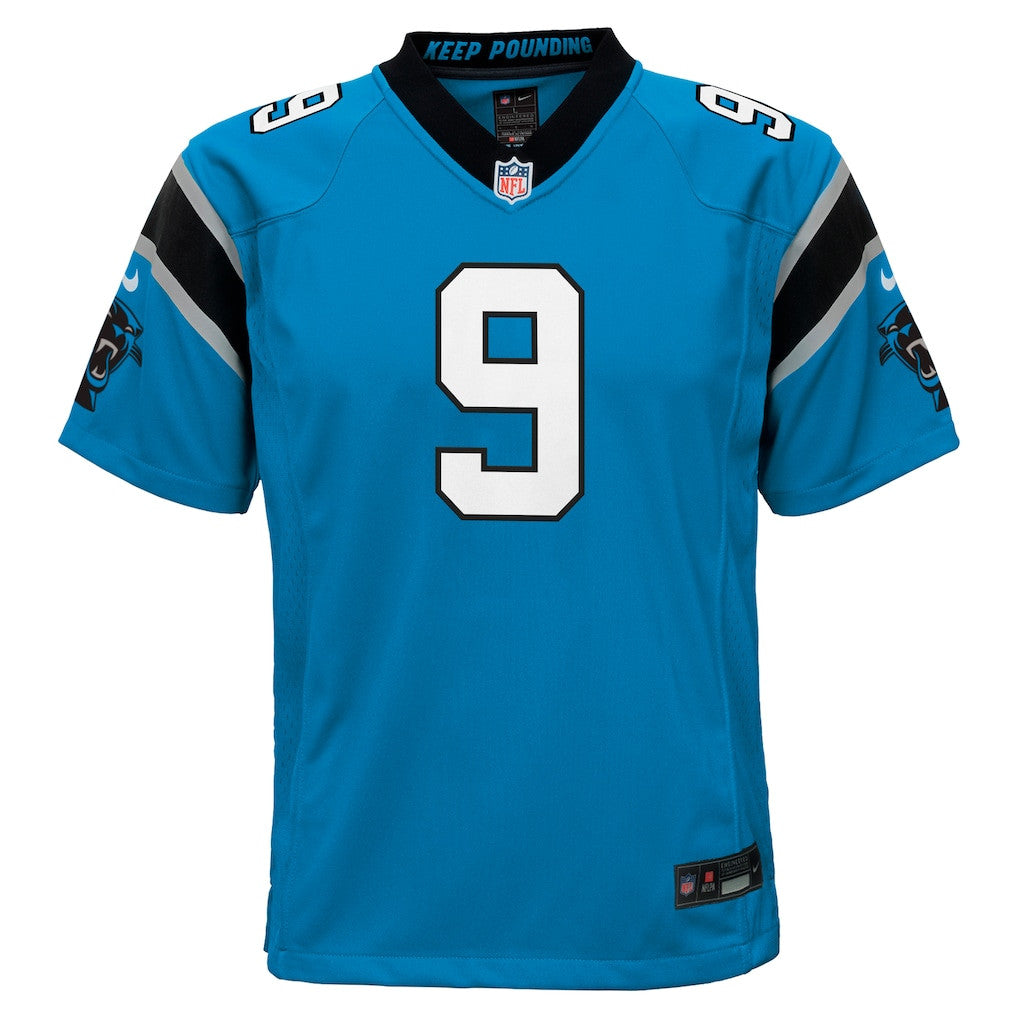 Bryce Young 9 Carolina Panthers Game YOUTH Jersey - Blue