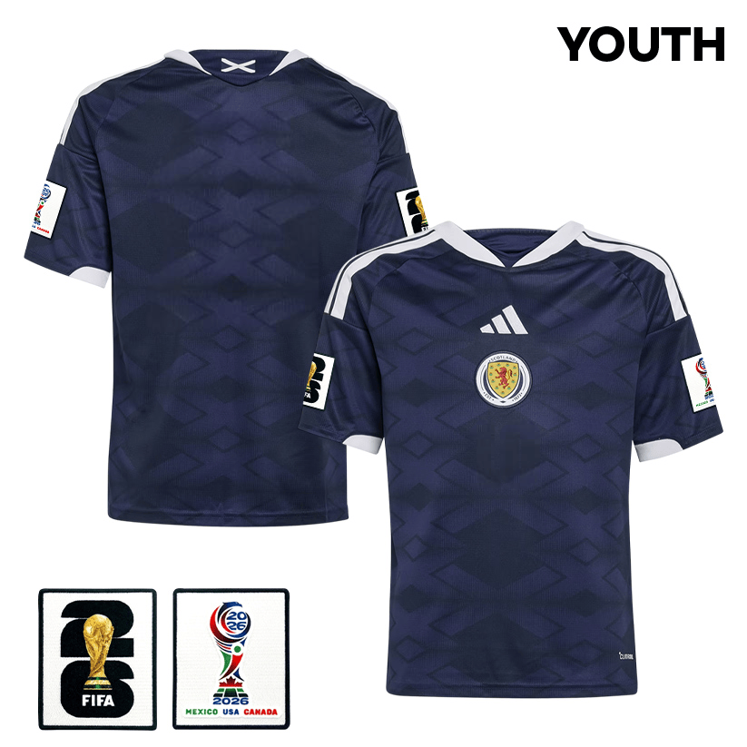 Scotland National Team 2026 Youth Home Soccer Jersey - Navy