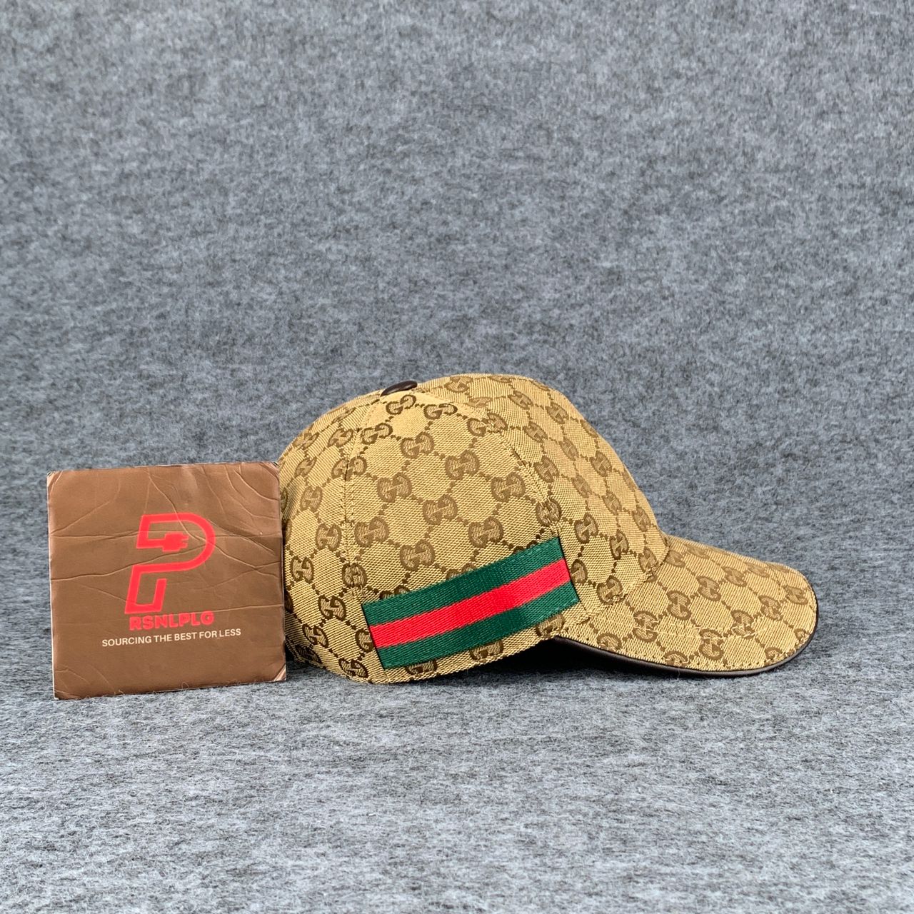 Gucci Original GG Canvas Baseball Hat with Web 'Beige/Brown'