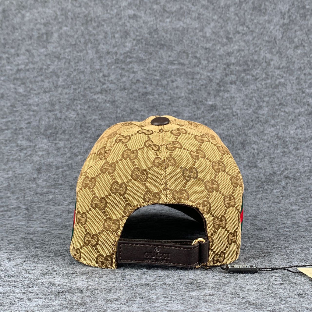 Gucci Original GG Canvas Baseball Hat with Web 'Beige/Brown'