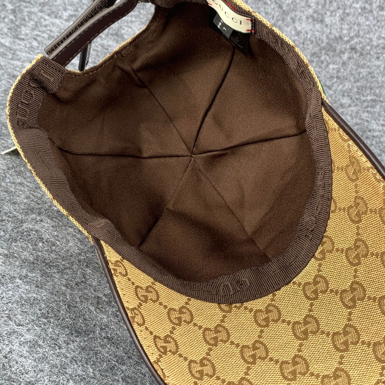 Gucci Original GG Canvas Baseball Hat with Web 'Beige/Brown'
