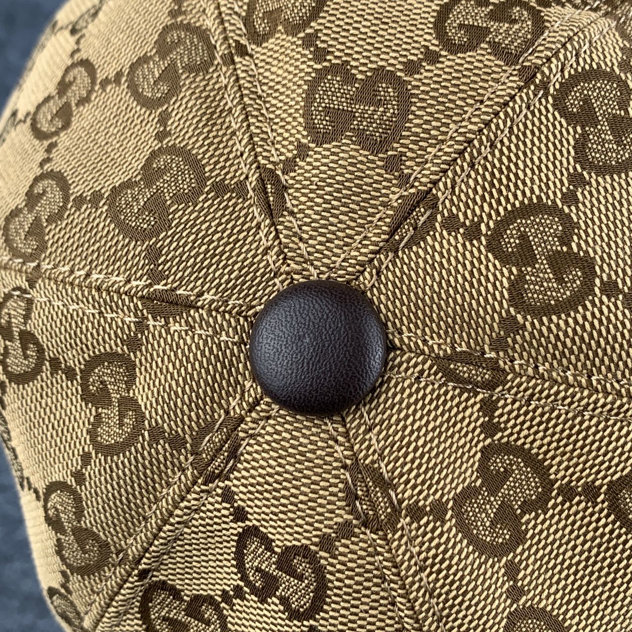 Gucci Original GG Canvas Baseball Hat with Web 'Beige/Brown'