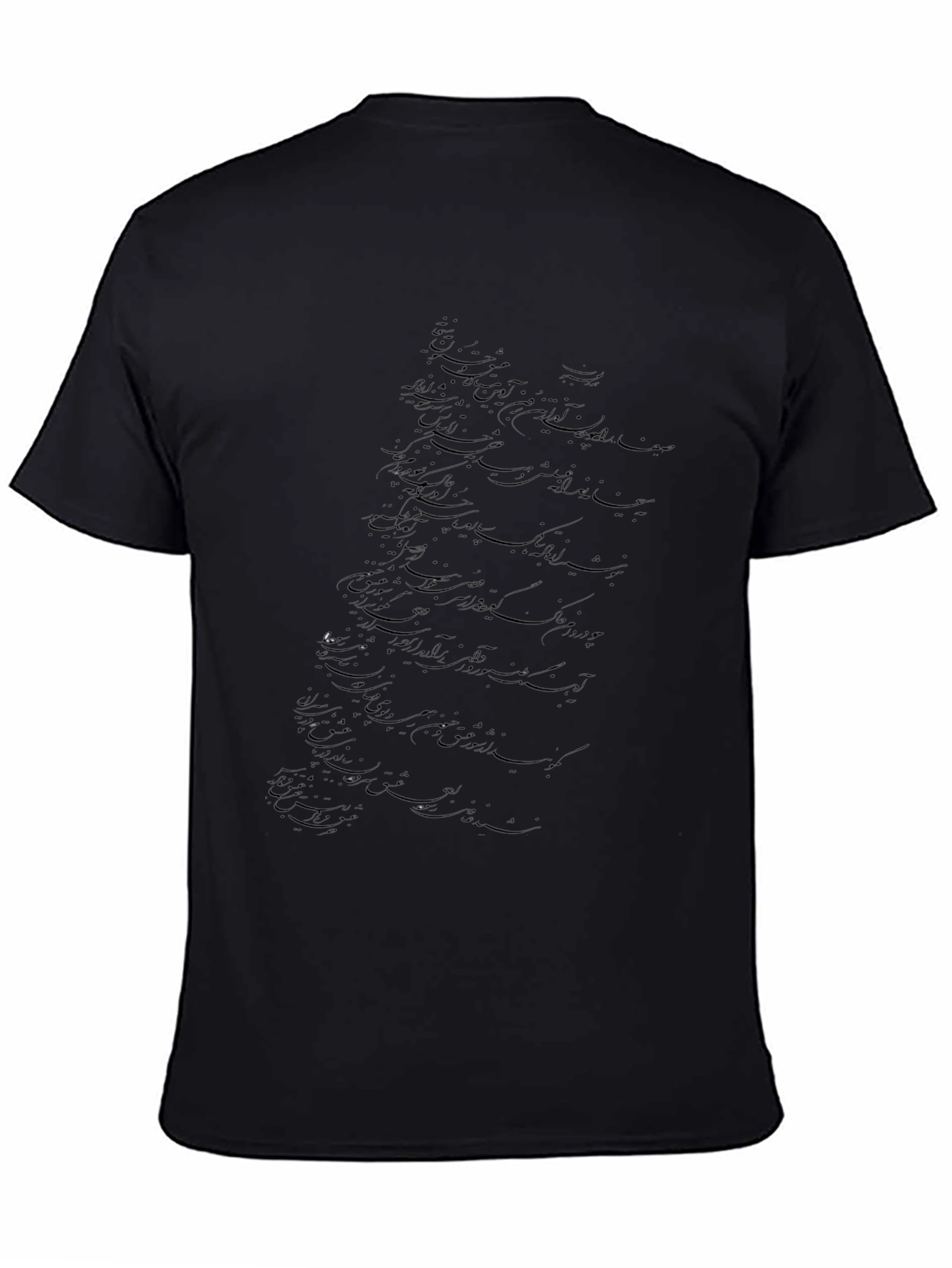 Mens Black Graphic Tee