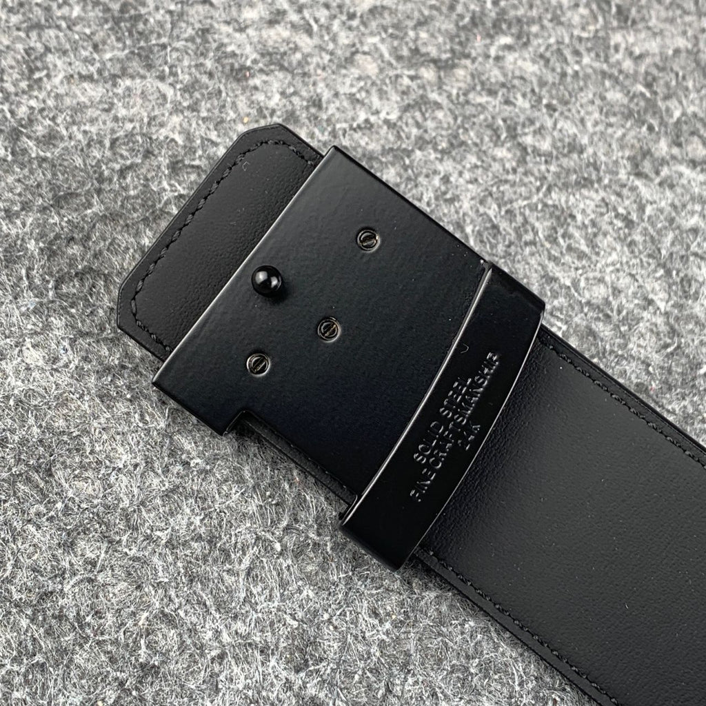 LV Initiales 40mm Belt 'Matte Black'