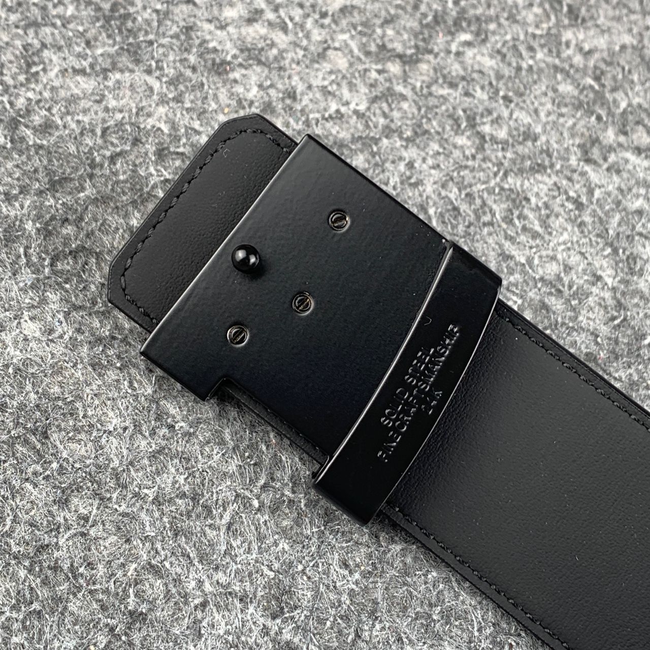 LV Initiales 40mm Belt 'Matte Black'