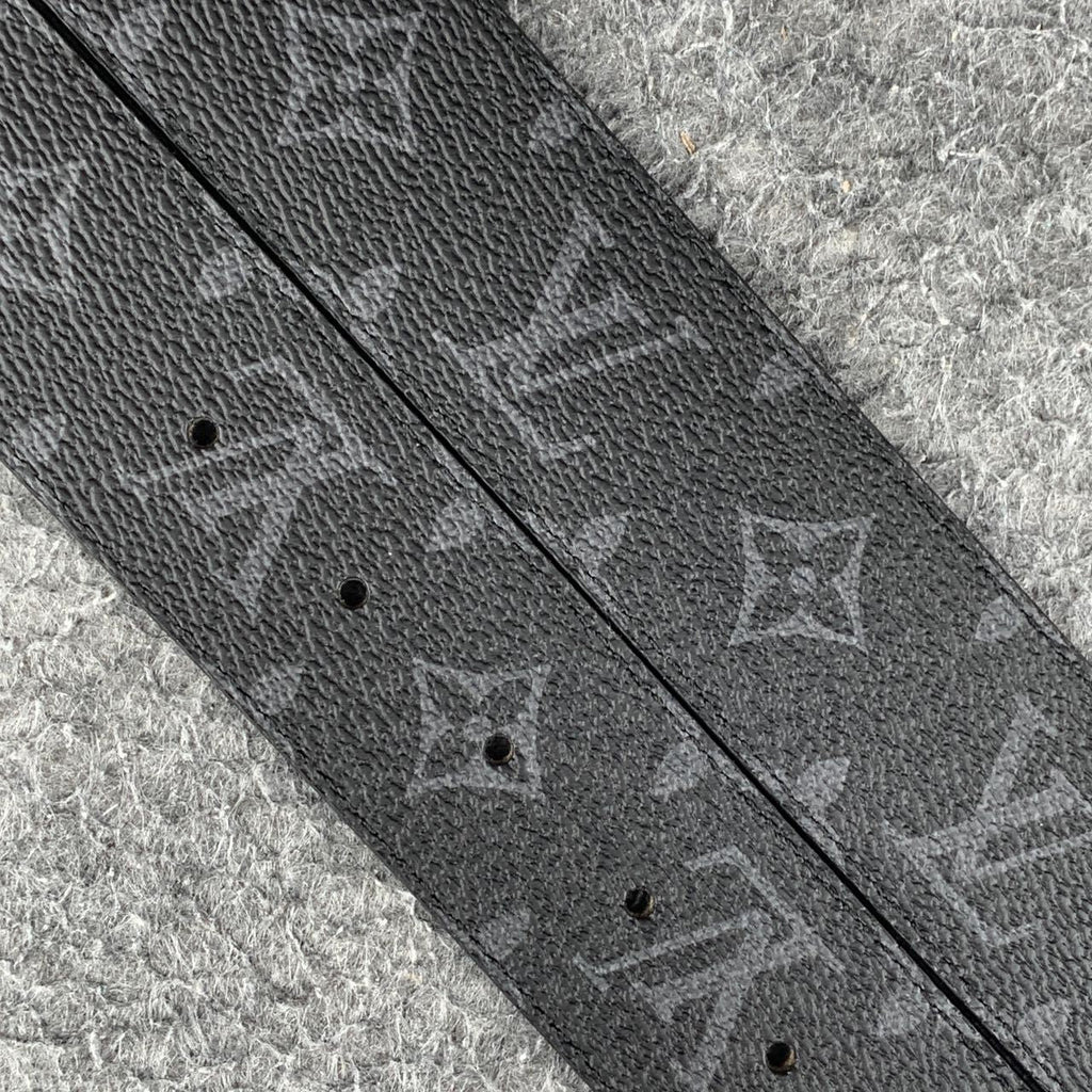 LV Initiales 40mm Belt 'Matte Black'