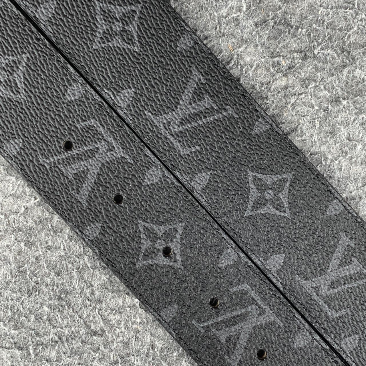 LV Initiales 40mm Belt 'Matte Black'
