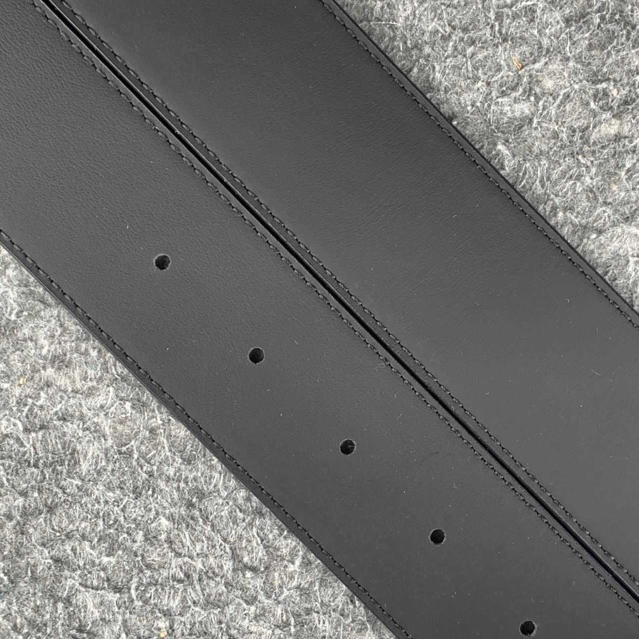 LV Initiales 40mm Belt 'Matte Black'
