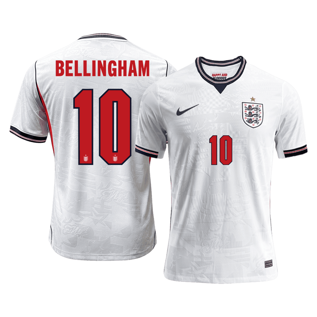 Player Version BELLINGHAM #10 England Home Soccer Jersey 2026