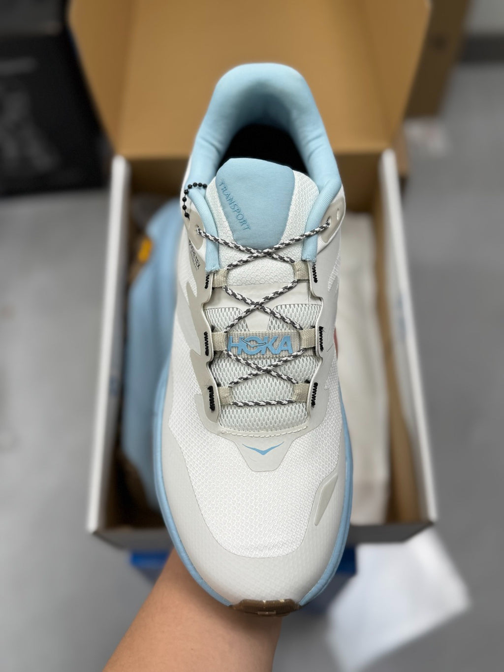 Hoka Transport GTX Light gray | Creamy white Shoe