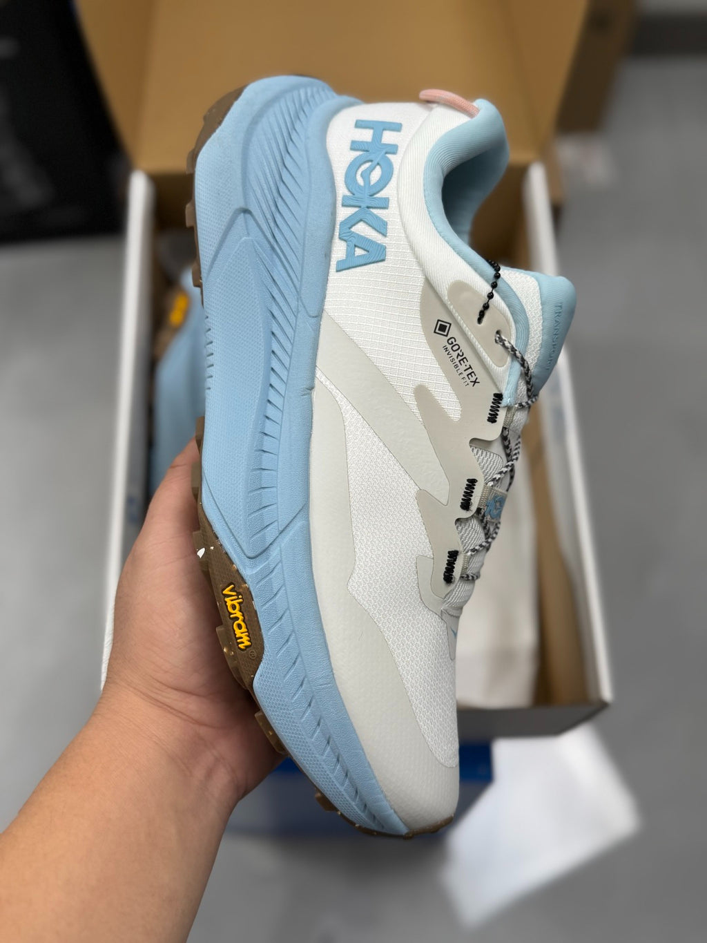 Hoka Transport GTX Light gray | Creamy white Shoe